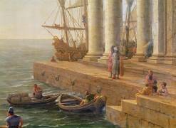 Harbour scene (Claude Gellée) - Muzeo.com