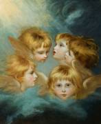 Heads of Angels : Portrait of Miss Francis Isabel Ker Gorden (Joshua Reynolds) - Muzeo.com
