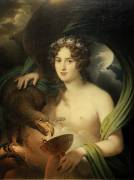 Hebe, watering the eagle of Zeus (Johann Baptist von Lampi) - Muzeo.com