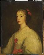 Henriette de France (1605-1669), reine d'Angleterre en 1625 (Antoon van Dyck) - Muzeo.com