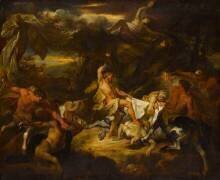 Hercule combat les centaures (Bon Boullogne the Elder) - Muzeo.com