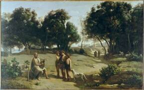 Homère et les bergers (Jean-Baptiste Camille Corot) - Muzeo.com