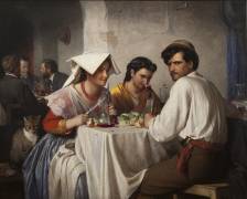 In a Roman Osteria (Carl Bloch) - Muzeo.com