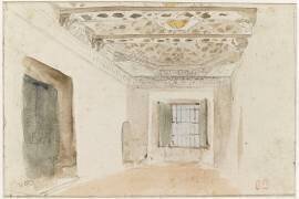 Intérieur arabe, dit chambre de Delacroix, à Meknès (Eugène Delacroix) - Muzeo.com