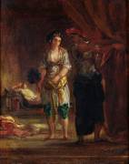 Interior of a Harem in Oran (Eugène Delacroix) - Muzeo.com