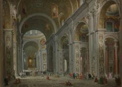 Interior of Saint Peter's (Giovanni Paolo Pannini) - Muzeo.com