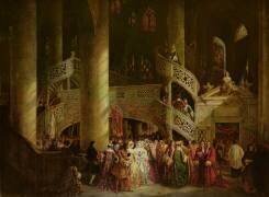 Interior of the Church of Saint-Etienne du Mont (Nicolas-Alexandre Barbier) - Muzeo.com