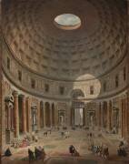 Interior of the Pantheon (Giovanni Paolo Pannini) - Muzeo.com