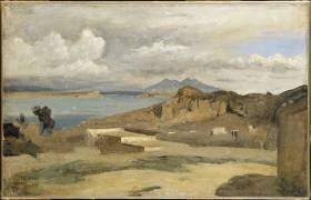 Ischia, vue prise des pentes du mont Epomeo (Jean-Baptiste Camille Corot) - Muzeo.com