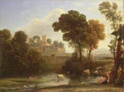 Italian Landscape (Claude Gellée) - Muzeo.com