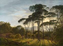 Italian Landscape with Umbrella Pines (Hendrik Voogd) - Muzeo.com