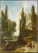 Jardin italien ; l'ermitage (Jean-Pierre-Laurent Houel) - Muzeo.com