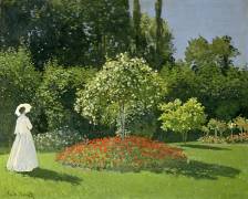 Jeanne Marie Lecadre in the Garden (Claude Monet) - Muzeo.com