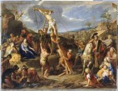Jésus élevé en croix (Charles Le Brun) - Muzeo.com
