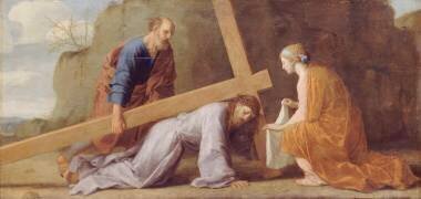 Jésus portant sa croix (Eustache Le Sueur) - Muzeo.com
