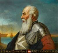 Jehan Bonpar de Lastic, 36e Grand-Maître de l'ordre de Malte en 1437 (1371-1454) (Alexandre Genet) - Muzeo.com