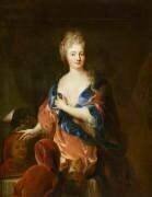 Jeune femme et enfant se regardant dans un miroir (Jean-François de Troy) - Muzeo.com