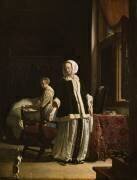 Jeune femme le matin (Frans van Mieris) - Muzeo.com