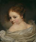Jeune fille vue de dos (Jean-Baptiste Greuze) - Muzeo.com