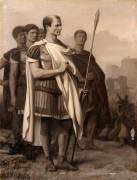 Jules César au milieu de ses légionnaires. (Jean-Léon Gérôme) - Muzeo.com