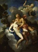 Jupiter and Io spied on by Juno (Michele Rocca) - Muzeo.com