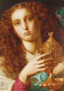 King Pelles' Daughter bearing the Sancgraal (Frederick Sandys) - Muzeo.com