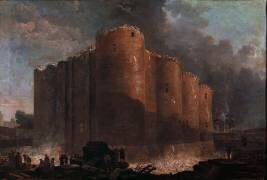 La Bastille, dans les premiers jours de sa démolition (Hubert Robert) - Muzeo.com