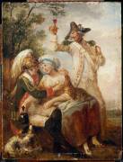 La Buveuse (Louis-Joseph Watteau de Lille) - Muzeo.com