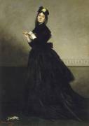 La Dame au gant. Mme Carolus-Duran, née Pauline Croizette (1839-1912), peintre (Carolus-Duran) - Muzeo.com