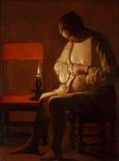 La Femme à la puce (Georges de La Tour) - Muzeo.com