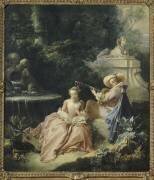 La leçon de musique (François Boucher) - Muzeo.com