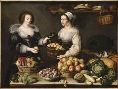 La Marchande de fruits et légumes (Louise Moïllon) - Muzeo.com