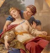 La Mort de Cléopâtre (Louis Jean François Lagrenée) - Muzeo.com
