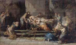 La mort de Germanicus (Gabriel-François Doyen) - Muzeo.com