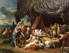 La Mort de la femme de Darius (Louis Jean François Lagrenée) - Muzeo.com