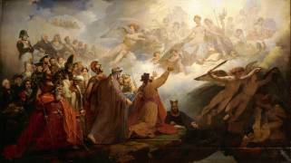 La Sagesse Divine donnant des lois aux rois et aux législateurs (Jean-Baptiste Mauzaisse) - Muzeo.com