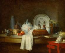 La Table d'office dit les Débris d'un déjeuner (Jean Siméon Chardin) - Muzeo.com