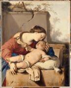 La Vierge à l'Enfant (Laurent de La Hyre) - Muzeo.com