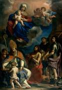 La Vierge à l'Enfant avec les saints protecteurs de la ville de Modène (Guercino) - Muzeo.com