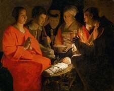 L'Adoration des bergers (Georges de La Tour) - Muzeo.com