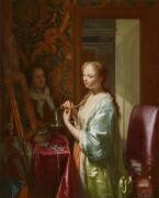 Lady at her Toilet (Philip van Dyck) - Muzeo.com