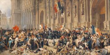 Lamartine rejects the red flag in 1848 (Henri Félix Emmanuel...) - Muzeo.com