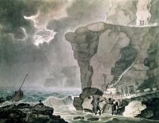 Landing of the Conspirators in the Cadoudal Affair at the Cliff of Biville near Dieppe (Armand de Polignac) - Muzeo.com