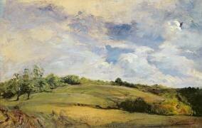 Landscape and clouds (Léon Riesener) - Muzeo.com