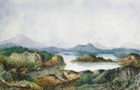Landscape with a Lake (George Sand) - Muzeo.com