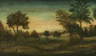 Landscape with Buildings (anonymous) - Muzeo.com