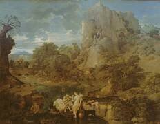 Landscape with Hercules and Cacus (Nicolas Poussin) - Muzeo.com