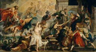 L'Apothéose d'Henri IV et la proclamation de la régence de Marie de Médicis, le 14 mai 1610 (Peter Paul Rubens) - Muzeo.com