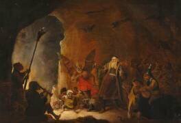 L'arrivée du mauvais riche en enfer (David Teniers the Younger) - Muzeo.com