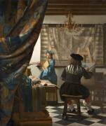 L'art de la peinture ou L'atelier du peintre (Johannes Vermeer) - Muzeo.com